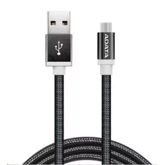 ADATA Micro USB kábel - USB A 2.0, 100cm, fekete