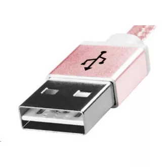ADATA Micro USB kábel - USB A 2.0, 100cm, rózsaszín