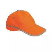 TAHR baseball sapka reflex. narancs