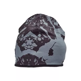 KIRWEE kötött sapka szürke / piros XL / XXL KIRWEE kötött sapka szürke / piros XL / XXL