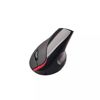 C-TECH egér VEM-07, függőleges, vezeték nélküli, 5 gombos, fekete, USB nano vevő C-TECH egér VEM-07, függőleges, vezeték nélküli, 5 gombos, fekete, USB nano vevő