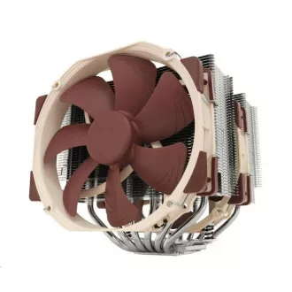 NOCTUA processzorhűtő NH-D15, 2x 140mm, LGA1851, AM5, barna/ezüst
