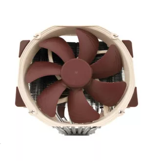 NOCTUA processzorhűtő NH-D15, 2x 140mm, LGA1851, AM5, barna/ezüst