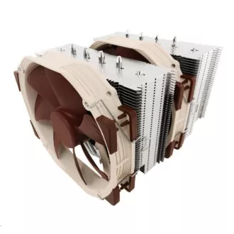 NOCTUA processzorhűtő NH-D15, 2x 140mm, LGA1851, AM5, barna/ezüst