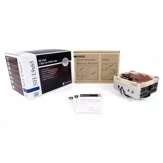 NOCTUA CPU-hűtő NH-L9x65, 1x 92mm, LGA1851, AM5, barna/ezüst