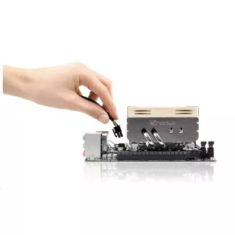 NOCTUA CPU-hűtő NH-L9x65, 1x 92mm, LGA1851, AM5, barna/ezüst