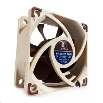 NOCTUA ventilátor NF-A6x25-PWM, 60mm, barna