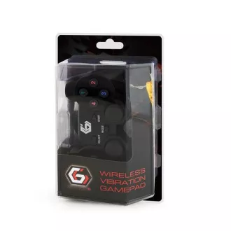 GEMBIRD gamepad JPD-WDV-01, rezgő, vezeték nélküli, PC / PS2 / PS3, USB