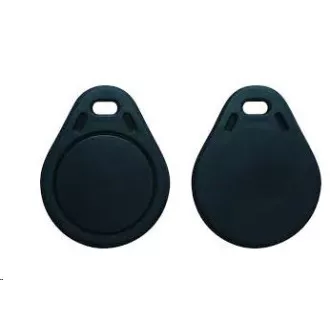 Elatec RFID Unique chip, kulcstartó, 125 kHz, fekete, Standard Temic / ISO11784 / 785