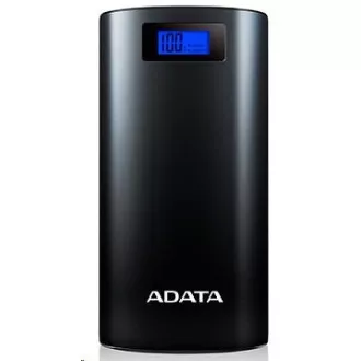 ADATA PowerBank P20000D - külső akkumulátor mobiltelefonhoz/táblagéphez 20000mAh, 2, 1A, fekete