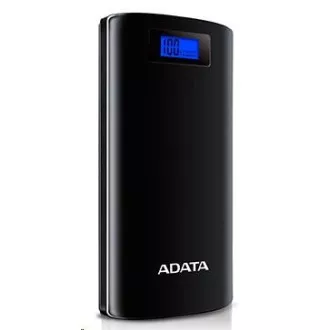 ADATA PowerBank P20000D - külső akkumulátor mobiltelefonhoz/táblagéphez 20000mAh, 2, 1A, fekete