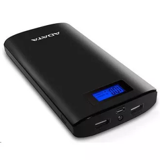 ADATA PowerBank P20000D - külső akkumulátor mobiltelefonhoz/táblagéphez 20000mAh, 2, 1A, fekete