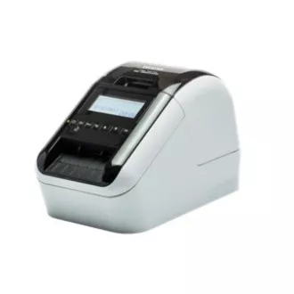 BROTHER címkenyomtató QL-820NWBc - 62mm, termikus, USB, RS232, WIFI, LAN, Profi / vásárlás után DK-22251 nyomtatás piros színben