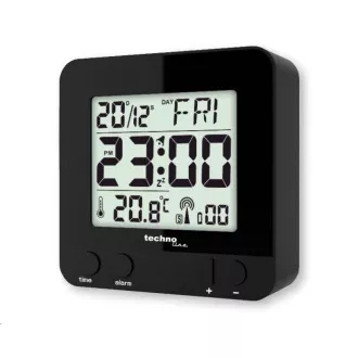 TechnoLine WT 235BK digitális ébresztőóra, fekete színben TechnoLine WT 235BK digitális ébresztőóra, fekete színben
