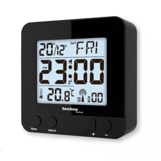TechnoLine WT 235BK digitális ébresztőóra, fekete színben TechnoLine WT 235BK digitális ébresztőóra, fekete színben