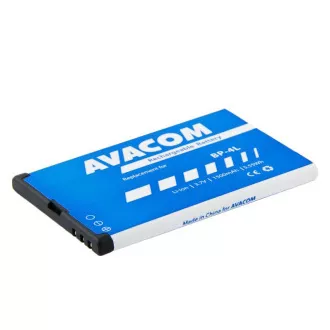 AVACOM mobiltelefon akkumulátor Nokia E55, E52, E90, Li-Ion 3, 7V 1500mAh (csere BP-4L)