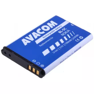 AVACOM mobiltelefon akkumulátor Nokia 6230, N70, Li-Ion 3, 7V 1100mAh (csere BL-5C) AVACOM mobiltelefon akkumulátor Nokia 6230, N70, Li-Ion 3, 7V 1100mAh (csere BL-5C)