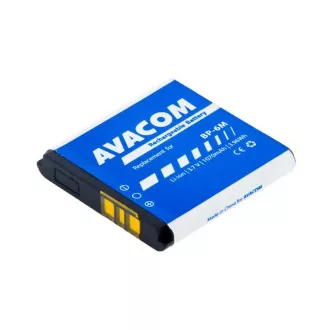 AVACOM mobiltelefon akkumulátor Nokia 6233, 9300, N73 Li-Ion 3, 7V 1070mAh (csere BP-6M) AVACOM mobiltelefon akkumulátor Nokia 6233, 9300, N73 Li-Ion 3, 7V 1070mAh (csere BP-6M)