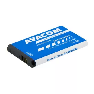 AVACOM mobiltelefon akkumulátor Samsung B2710, C3300 Li-Ion 3, 7V 1000mAh, (az AB553446BU helyett)