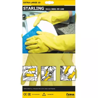 STARLING latex kesztyű - L
