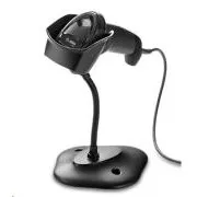 Zebra olvasó DS2208, 2D vonalkód olvasó, KIT, fekete, USB-HID + állvány - Használt