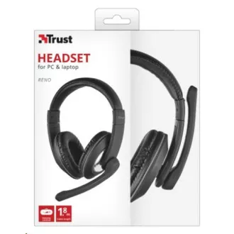 TRUST Reno Headset PC-hez és laptophoz TRUST Reno Headset PC-hez és laptophoz