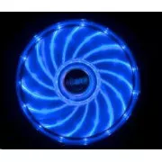 AKASA ventilátor Vegas 120x120x25mm, 1200RPM háttérvilágítással, 15xLED, kék színű