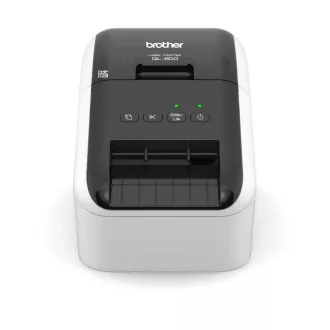 BROTHER címkenyomtató QL-800 - 62mm, hőnyomtatás, USB, Profi. Címkenyomtató / vásárlás után DK-22251 nyomtatás piros / - Felbontott