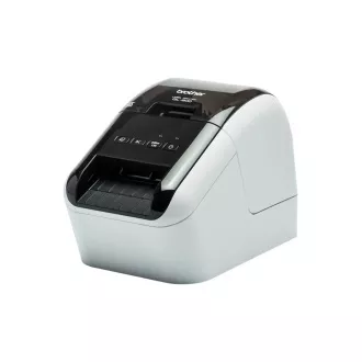 BROTHER címkenyomtató QL-800 - 62mm, hőnyomtatás, USB, Profi. Címkenyomtató / vásárlás után DK-22251 nyomtatás piros / - Felbontott