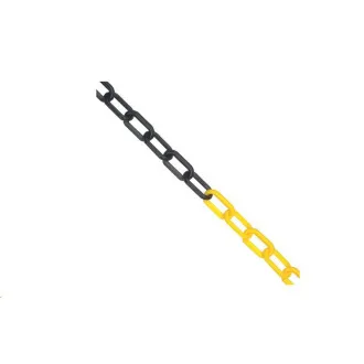 JSP Lánc műanyag 6mm / 25m fekete / sárga