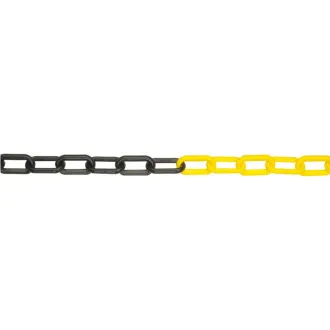 JSP Lánc műanyag 6mm / 25m fekete / sárga