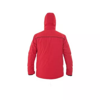 VEGAS kabát, téli, férfi, piros-fekete, M-es méret