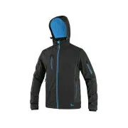 DURHAM kabát, férfi, fekete-kék, 2XL-es méret