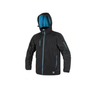 DURHAM kabát, férfi, fekete-kék, 3XL-es méret