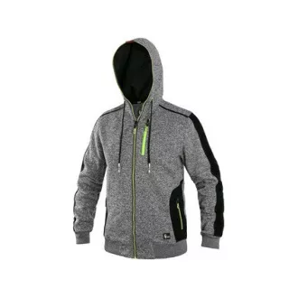INDIANA kabát, férfi, szürke - fekete - sárga, 2XL-es méret INDIANA kabát, férfi, szürke - fekete - sárga, 2XL-es méret