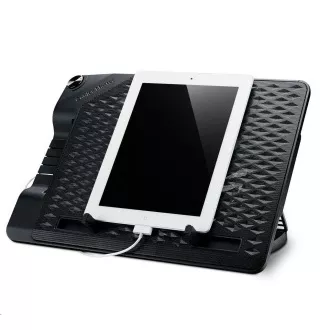 Cooler Master hűtőállvány NotePal ErgoStand III notebookokhoz 17"-ig, 23 cm-ig, fekete