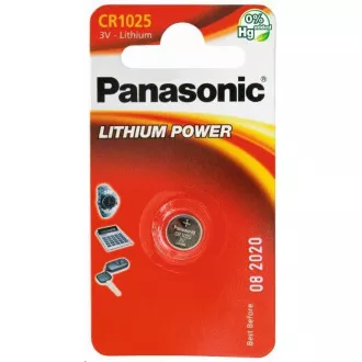 PANASONIC lítium elem (gombos) CR-1025EL / 1B 3V (bliszter 1db)