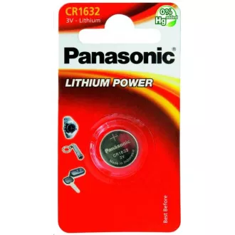 PANASONIC lítium elem (gombos) CR-1632EL / 1B 3V (bliszter 1db)