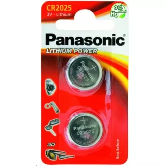 PANASONIC lítium elem (gombos) CR-2025EL / 2B 3V (buborékcsomagolás 2db) PANASONIC lítium elem (gombos) CR-2025EL / 2B 3V (buborékcsomagolás 2db)
