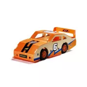 Stanley Jr. OK002-SY Építőkészlet, versenyautó, fa