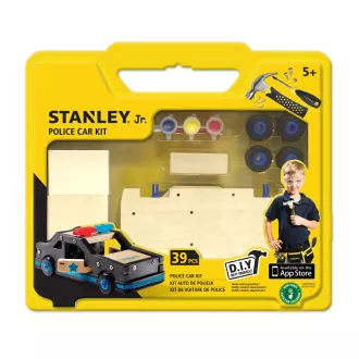 Stanley Jr. OK096-SY Építőkészlet, rendőrautó, fa