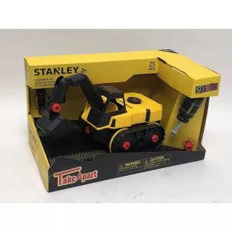 Stanley Jr. TT007-SY Építőipari készlet, lánctalpas kotrógép