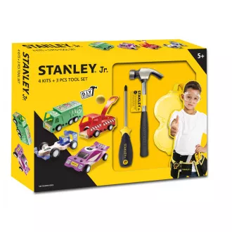 Stanley Jr. U001-K04-T03-SY 4 darabos készlet, csavarhúzó és kalapács