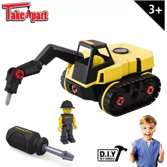 Stanley Jr. TT010-SY Építőipari készlet, bontó kotrógép