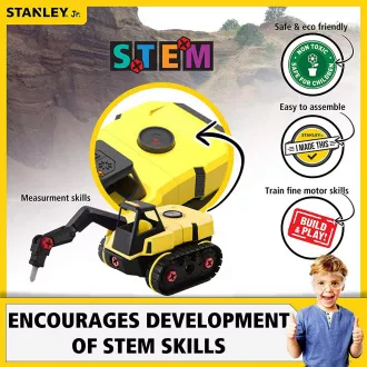 Stanley Jr. TT010-SY Építőipari készlet, bontó kotrógép