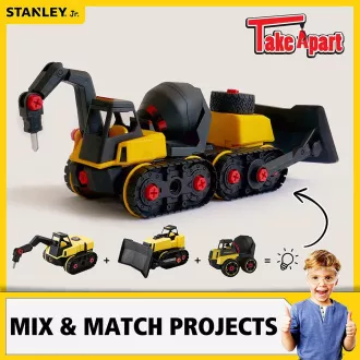Stanley Jr. TT010-SY Építőipari készlet, bontó kotrógép