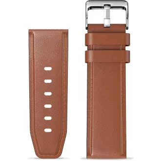 Bőrszíj 22mm barna ALIGATOR