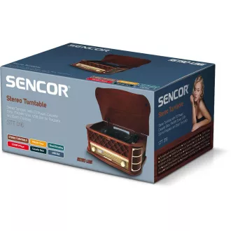 STT 016 GRAMOFON USB/SD/FM SENCOR-ral