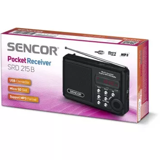 SRD 215 B RÁDIÓ USB/MP3 SENCORRAL SRD 215 B RÁDIÓ USB/MP3 SENCORRAL