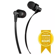 SEP 300 MIC BLACK MET HEADPHONES SENCOR
